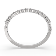 Idalia Round Cut Diamond Bangle Bracelet Shared Prong Hinged (6 ctw) - Nivetta